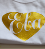 Picture of Тениска със златно сърце и надпис