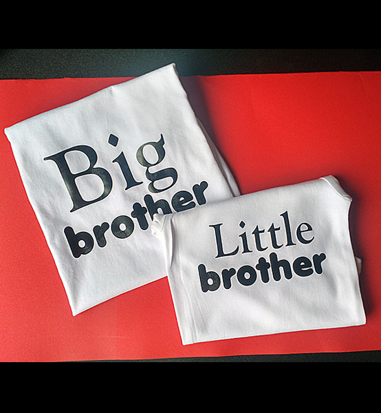 Picture of Комплект детски тениски "Big brother-Little brother"