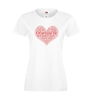 Picture of Дамска тениска "Сърце от Обичам те"