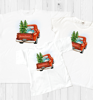 Picture of Комплект семейни тениски "Камионче с елха"