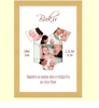 Picture of Фото колаж рождени данни Sweet baby bodysuit