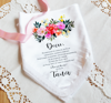 Picture of Персонализирана сватбенa кърпичка от сатен "Lovely Bouquet"