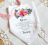 Picture of Персонализирана сватбенс кърпичка от сатен "Lovely Bouquet"