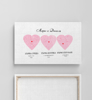 Picture of Арт принт с любима локация 3 Hearts