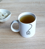 Picture of Енергийна чаша с твоята буква и позитивно утвърждение "Tea time - Me time"