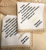 Picture of Сватбена ленена кърпичка с персонализирано послание